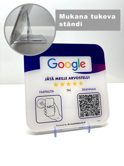 Google arvostelukortti