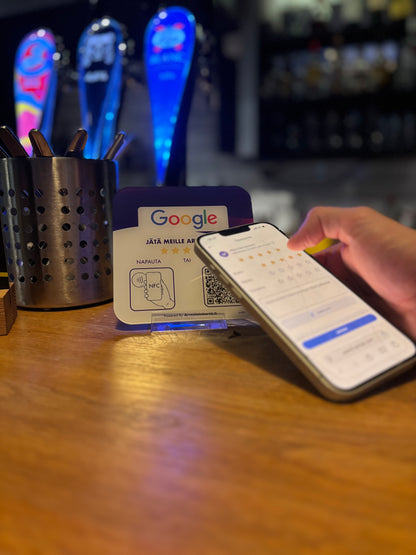 Google arvostelukortti